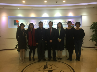 黄锦辉董事长接见了美国MOSS-ADAMS会计师事务所管理合伙人Wenli Wang女士一行