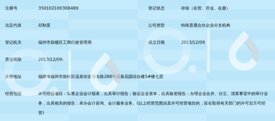 立信中联会计师事务所(特殊普通合伙)福建分所_360百科