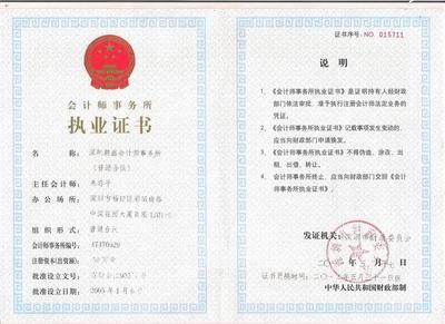 深圳鹏盛会计师事务所(特殊普通合伙) 